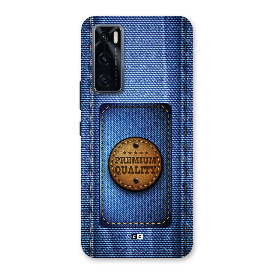 Premium Quality Denim Back Case for Vivo V20 SE