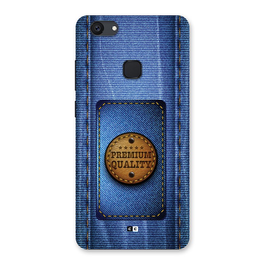 Premium Quality Denim Back Case for Vivo V7 Plus