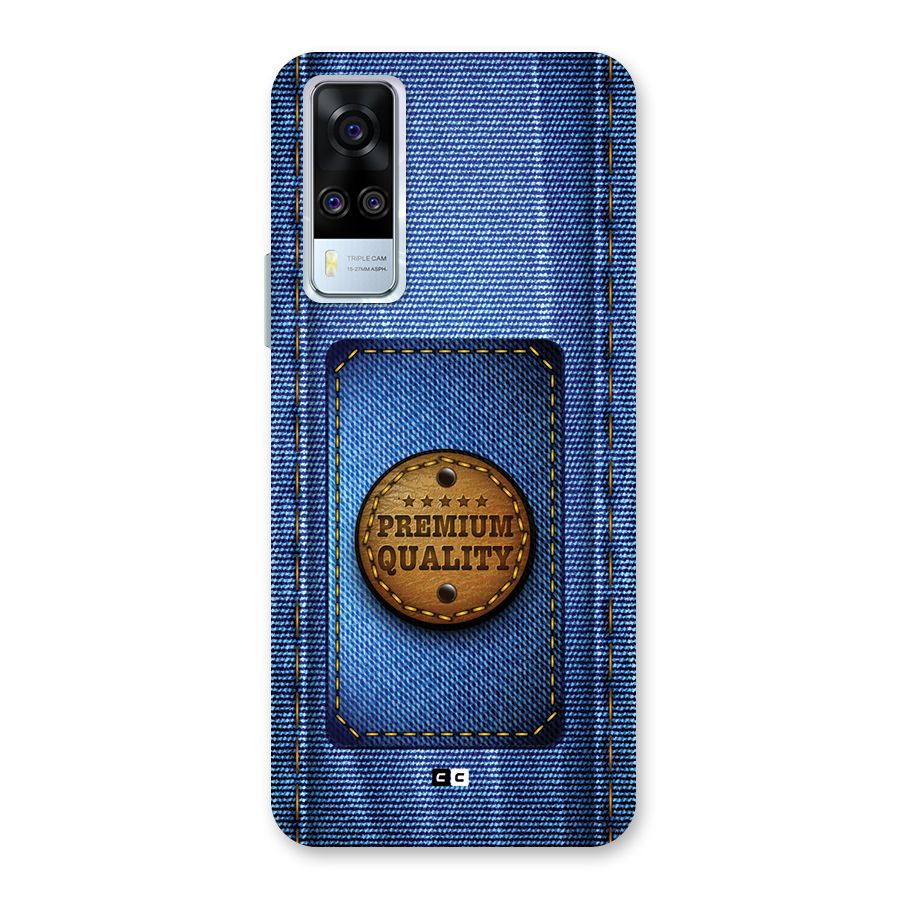 Premium Quality Denim Back Case for Vivo Y31