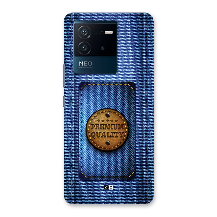 Premium Quality Denim Back Case for Vivo iQOO Neo 6 5G