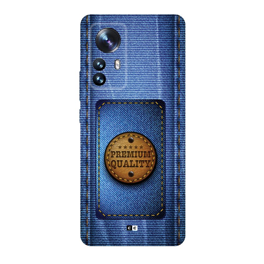 Premium Quality Denim Back Case for Xiaomi 12 Pro