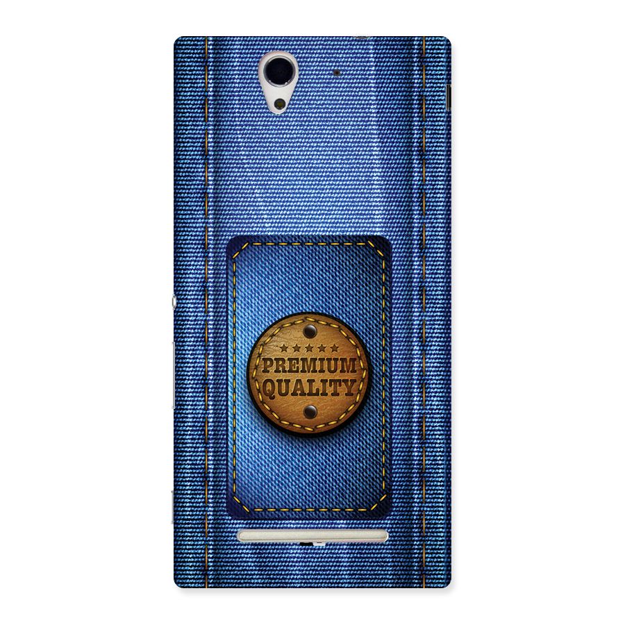 Premium Quality Denim Back Case for Xperia C3
