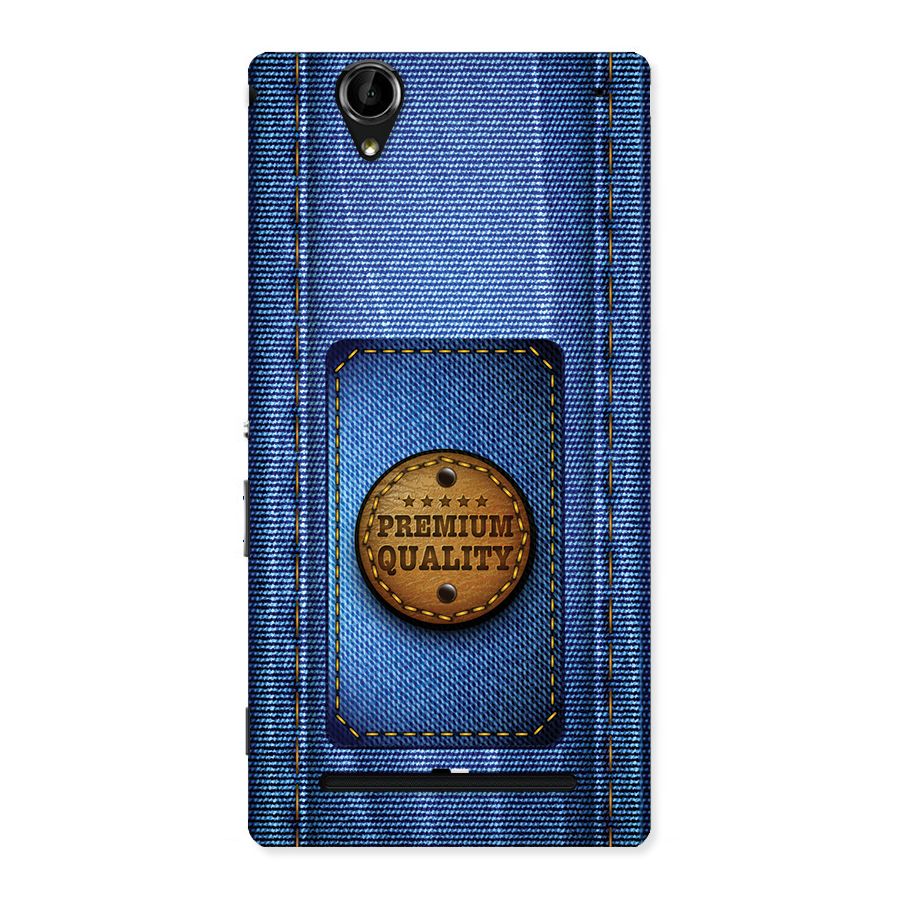 Premium Quality Denim Back Case for Xperia T2