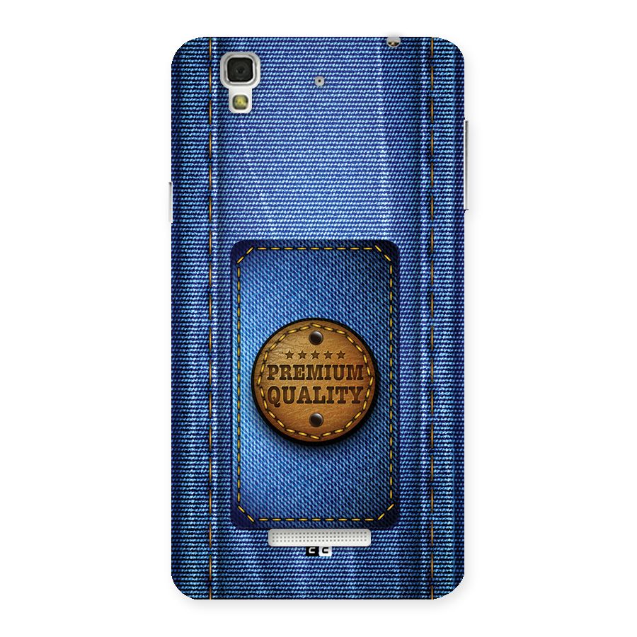 Premium Quality Denim Back Case for Yureka