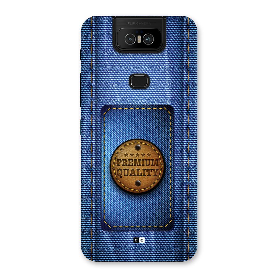 Premium Quality Denim Back Case for Zenfone 6z