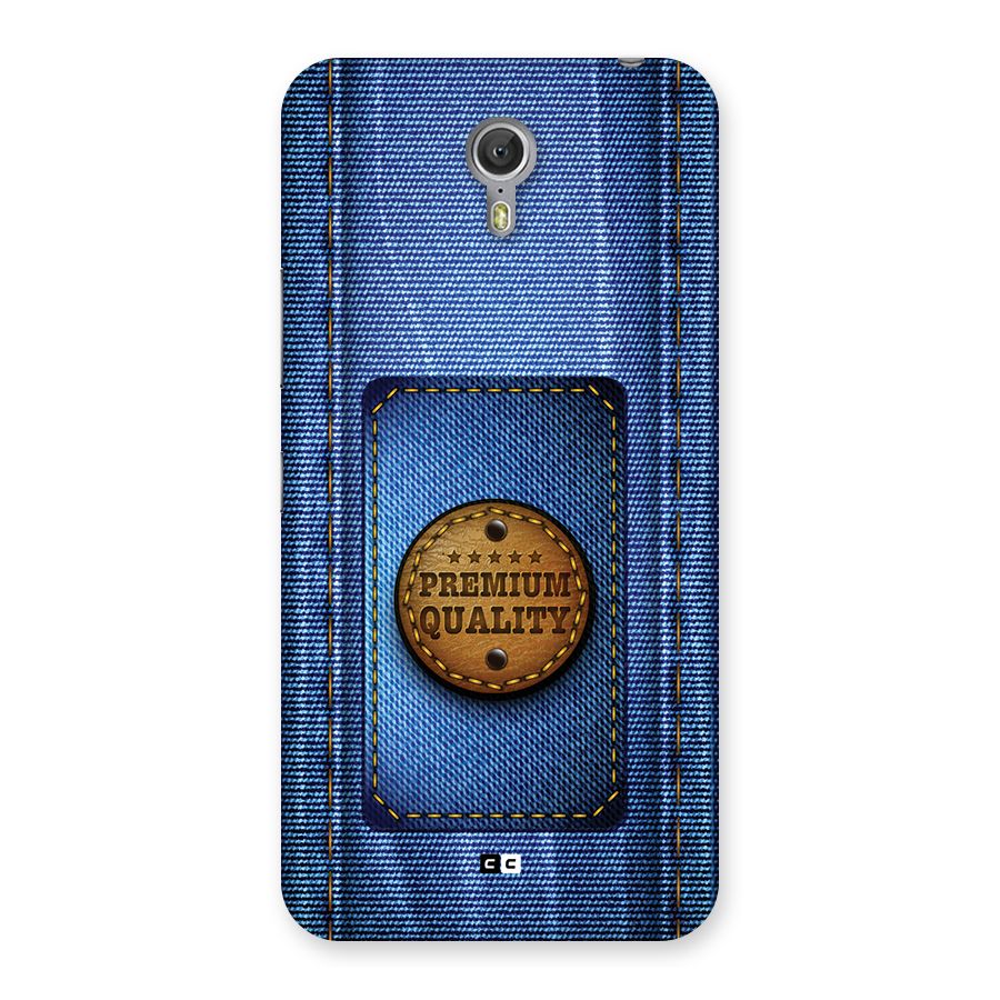 Premium Quality Denim Back Case for Zuk Z1
