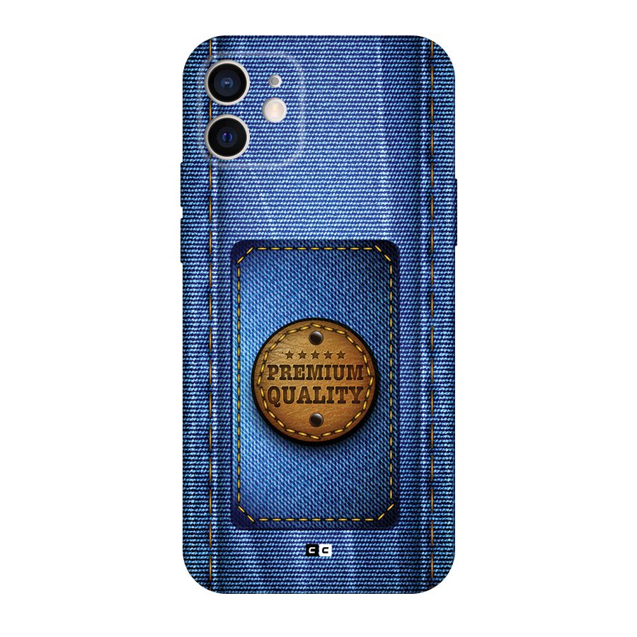 Premium Quality Denim Back Case for iPhone 12