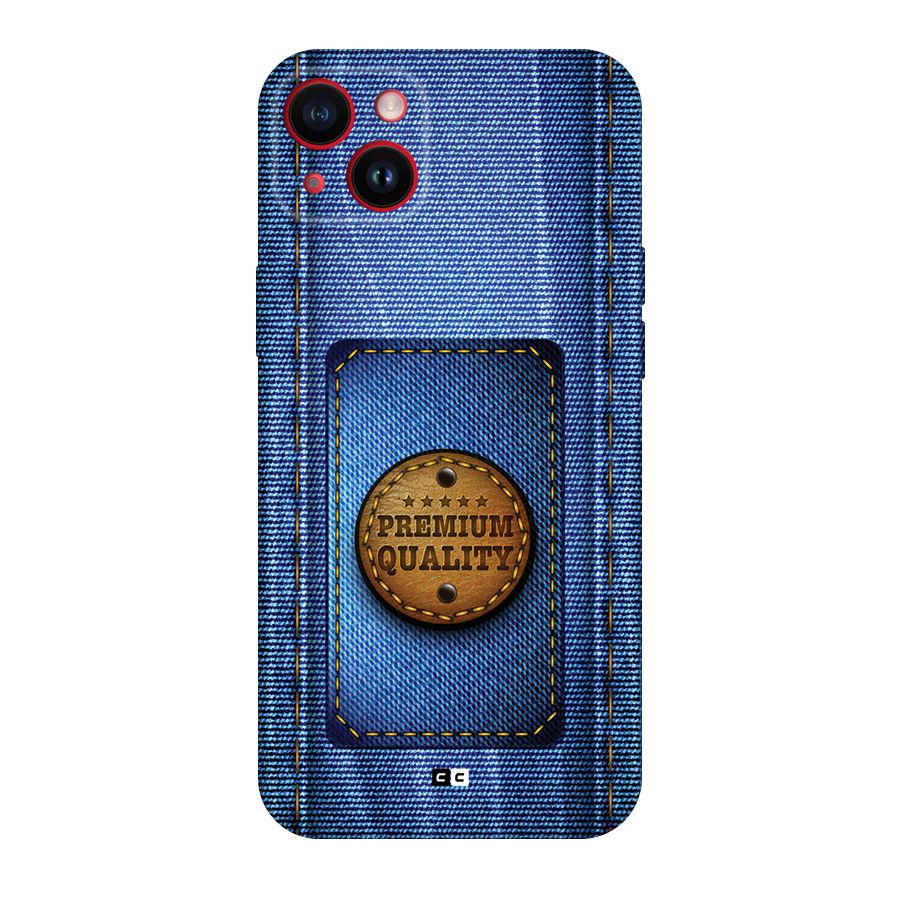 Premium Quality Denim Back Case for iPhone 14 Plus