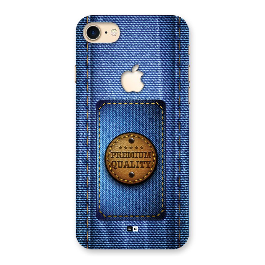 Premium Quality Denim Back Case for iPhone 7 Apple Cut