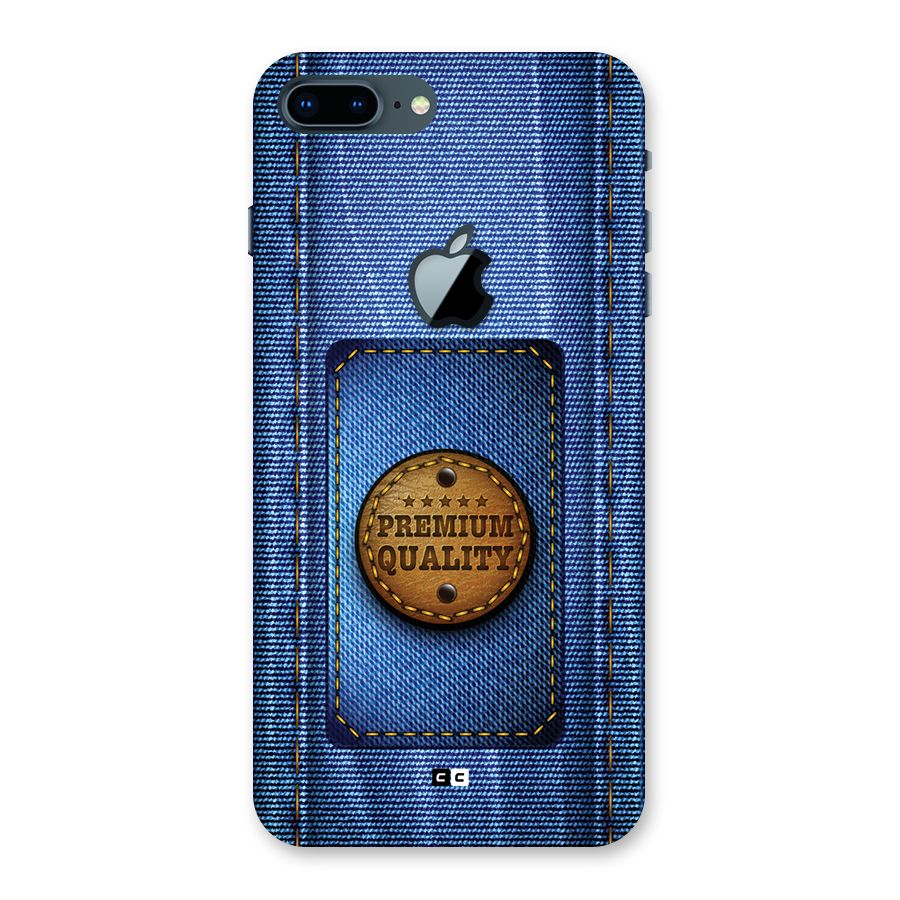 Premium Quality Denim Back Case for iPhone 7 Plus Apple Cut