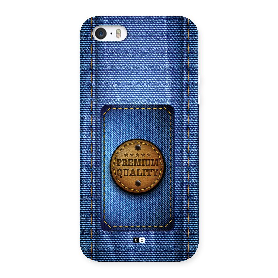 Premium Quality Denim Back Case for iPhone SE 2016