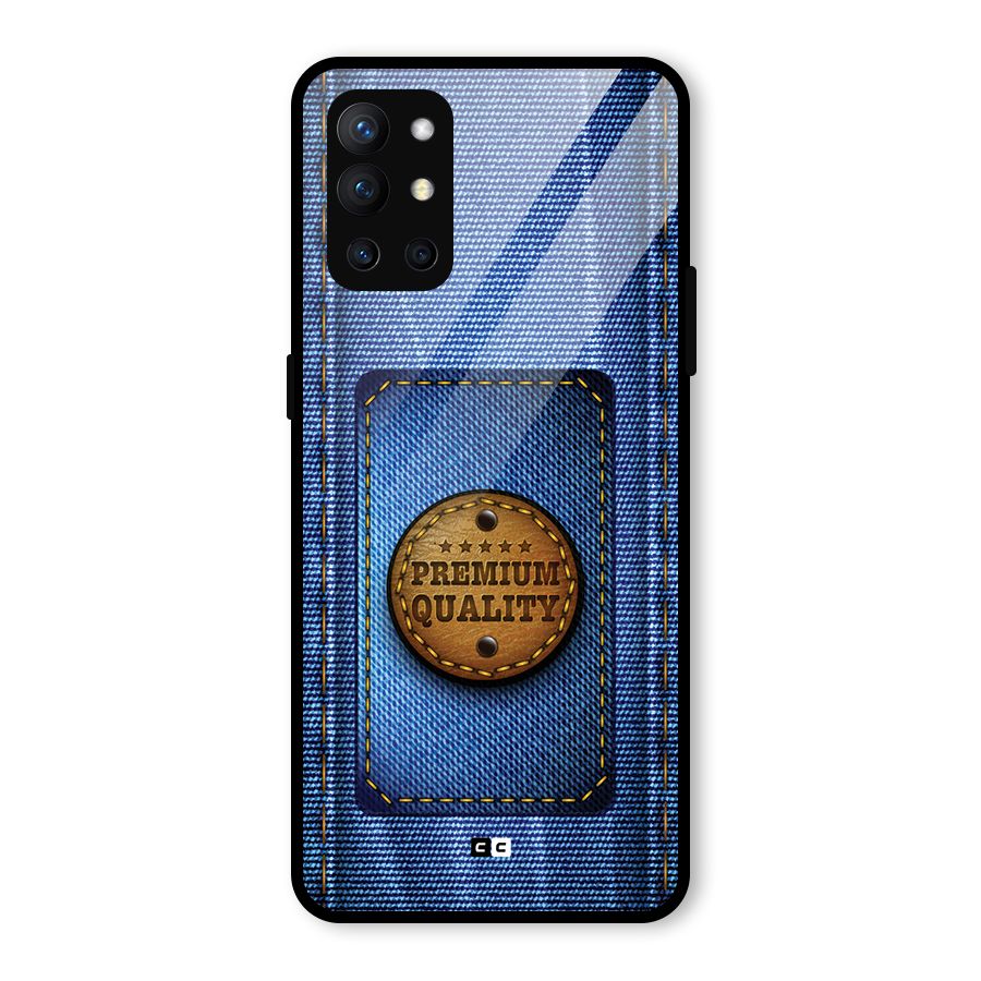 Premium Quality Denim Glass Back Case for OnePlus 9R
