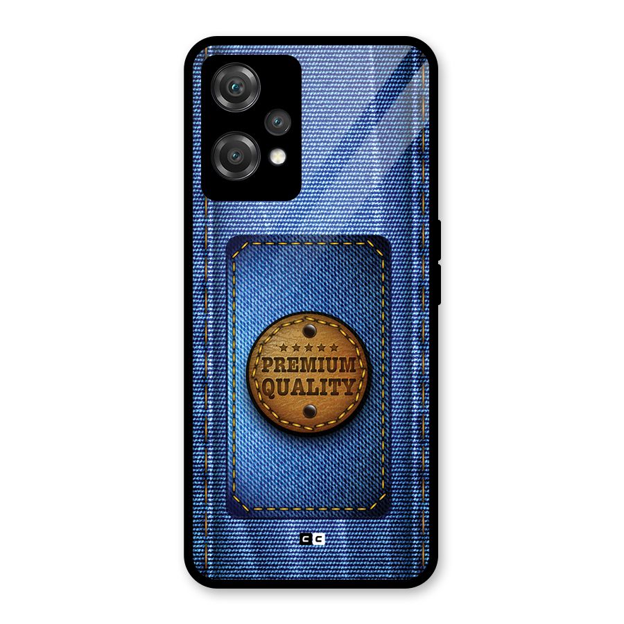 Premium Quality Denim Glass Back Case for OnePlus Nord CE 2 Lite 5G