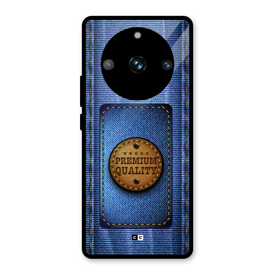 Premium Quality Denim Glass Back Case for Realme 11 Pro Plus