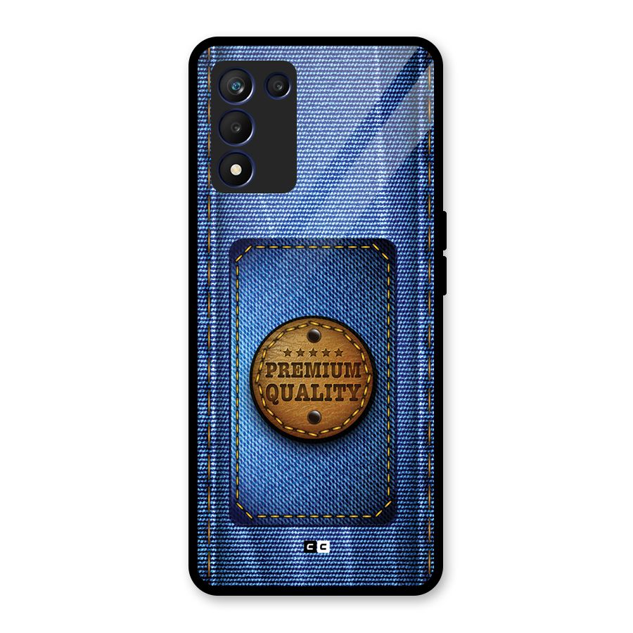 Premium Quality Denim Glass Back Case for Realme 9 5G Speed