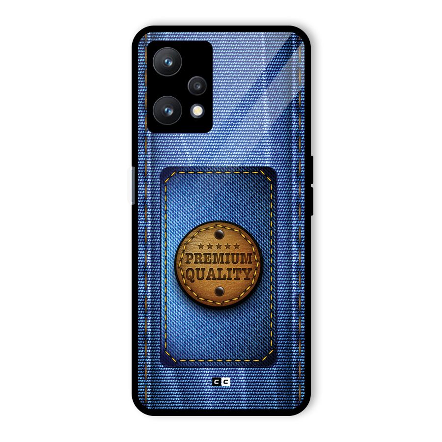 Premium Quality Denim Glass Back Case for Realme 9 Pro 5G