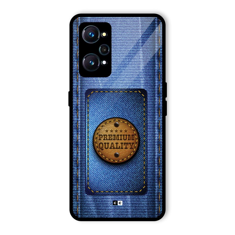 Premium Quality Denim Glass Back Case for Realme GT 2
