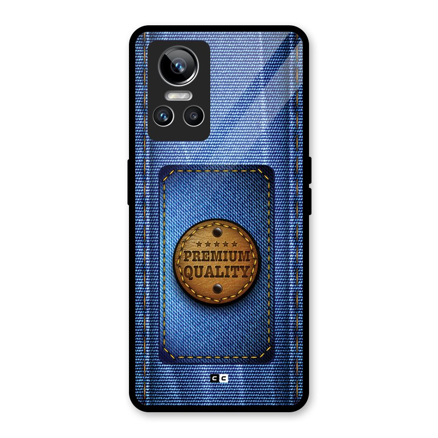 Premium Quality Denim Glass Back Case for Realme GT Neo 3