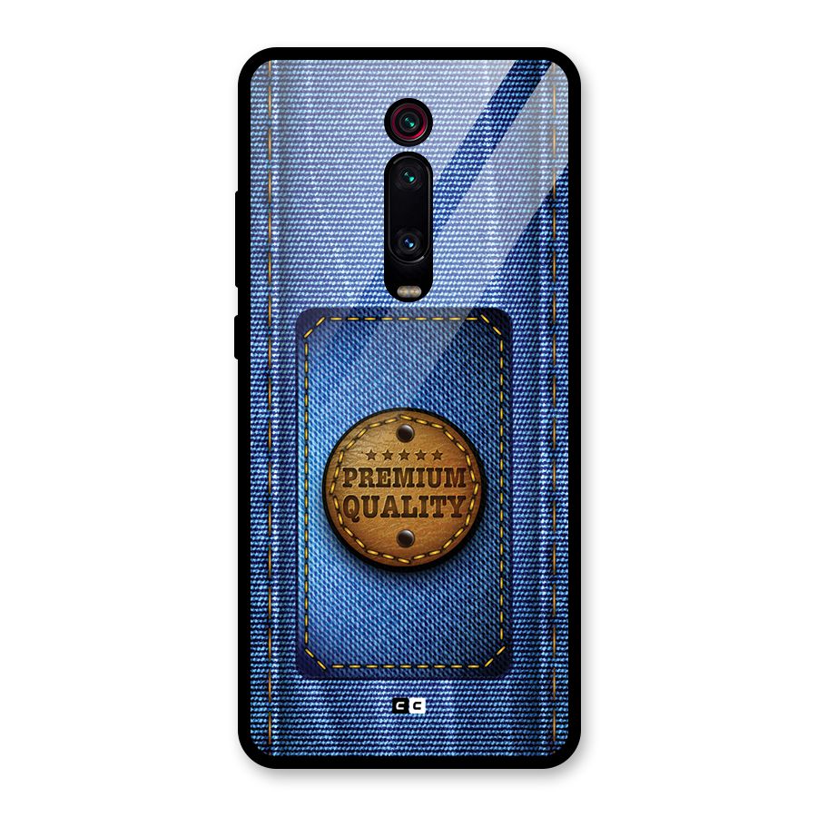 Premium Quality Denim Glass Back Case for Redmi K20