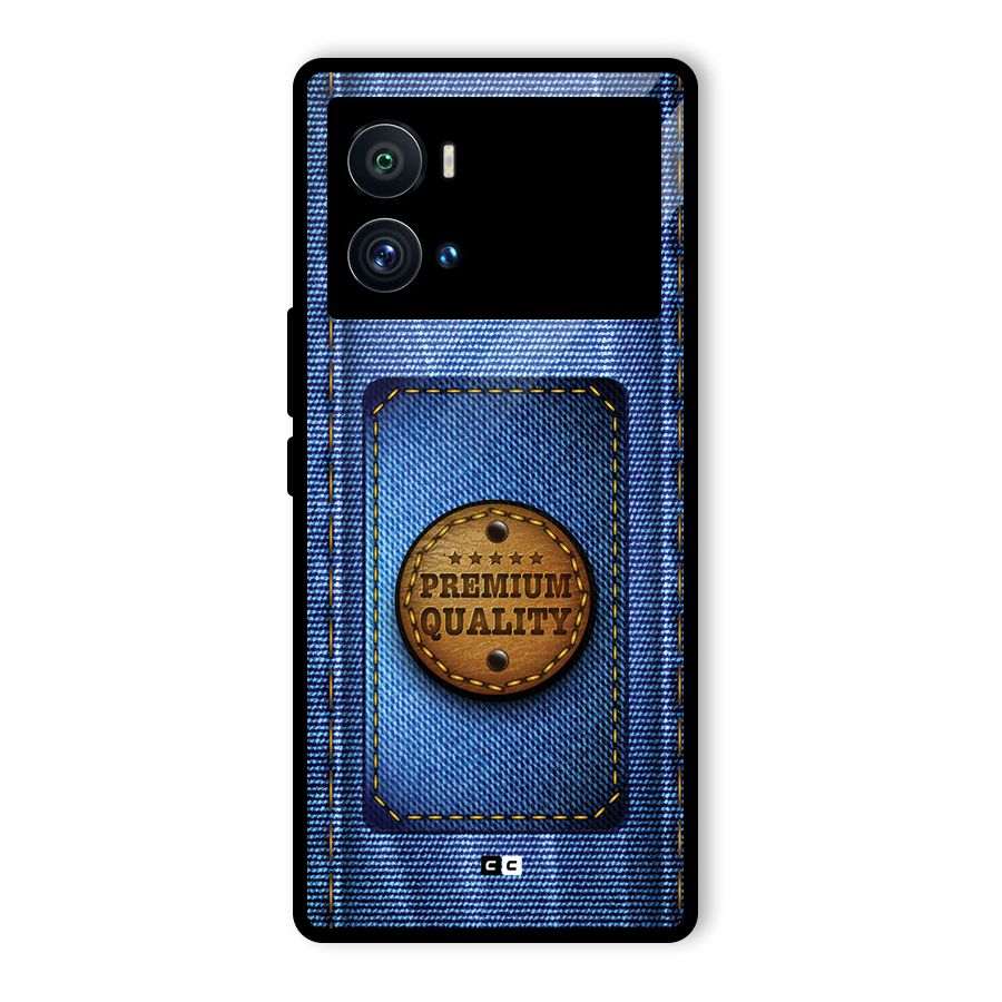 Premium Quality Denim Glass Back Case for Vivo iQOO 9 Pro