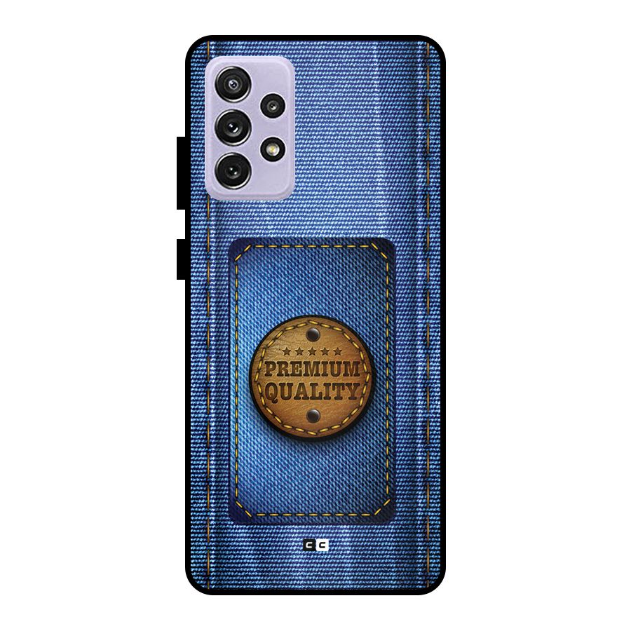Premium Quality Denim Metal Back Case for Galaxy A72