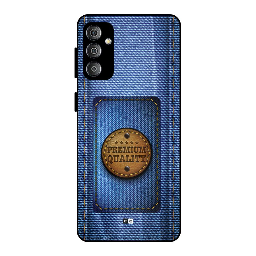 Premium Quality Denim Metal Back Case for Galaxy F23