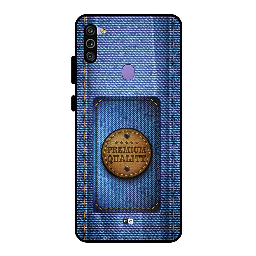 Premium Quality Denim Metal Back Case for Galaxy M11
