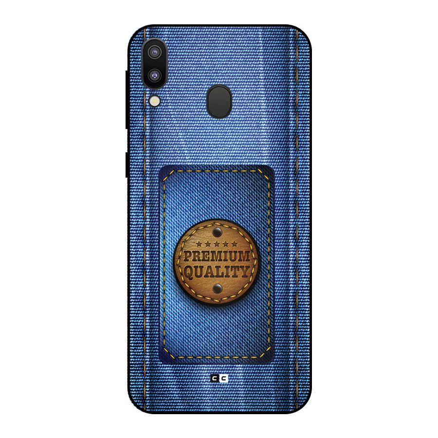 Premium Quality Denim Metal Back Case for Galaxy M20