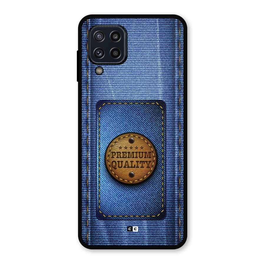 Premium Quality Denim Metal Back Case for Galaxy M32