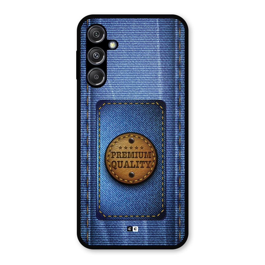 Premium Quality Denim Metal Back Case for Galaxy M34 5G