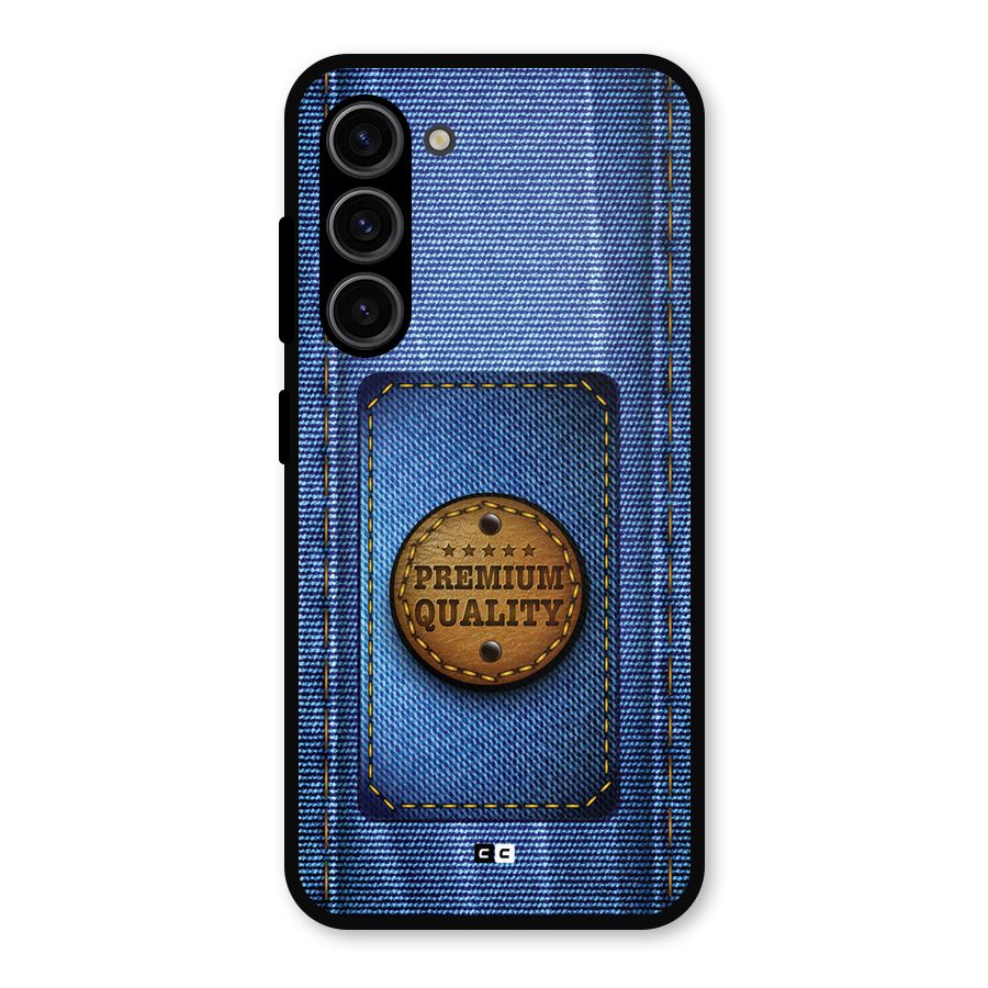 Premium Quality Denim Metal Back Case for Galaxy S23