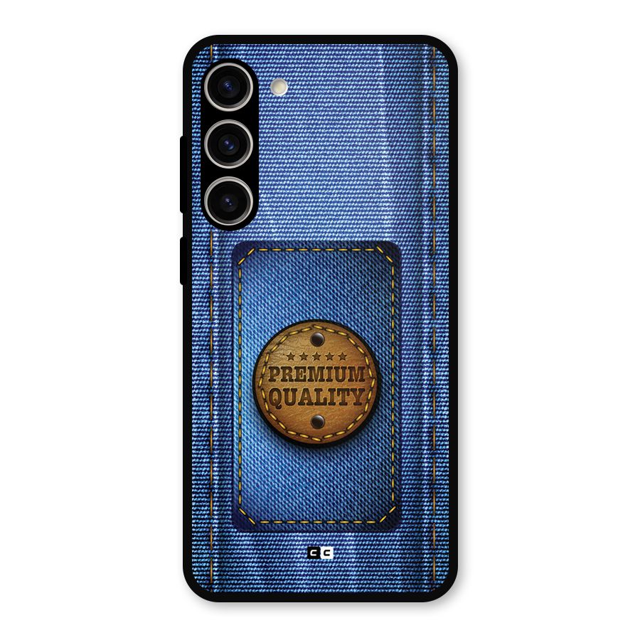 Premium Quality Denim Metal Back Case for Galaxy S23 Plus