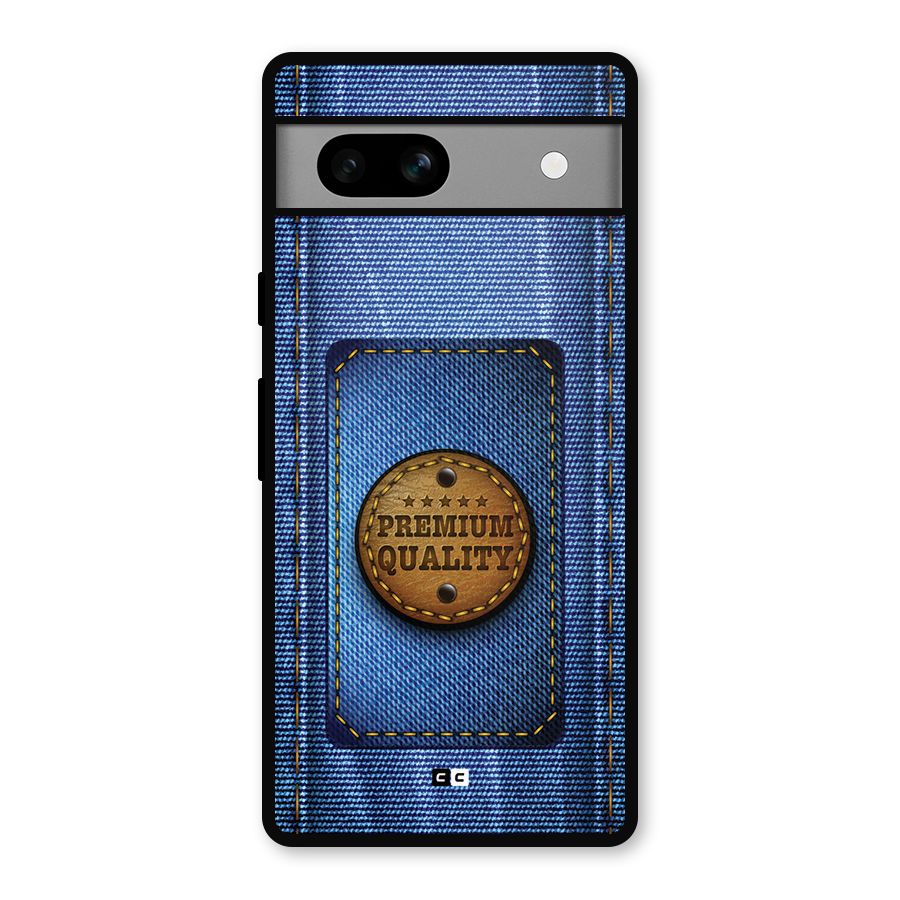 Premium Quality Denim Metal Back Case for Google Pixel 7a