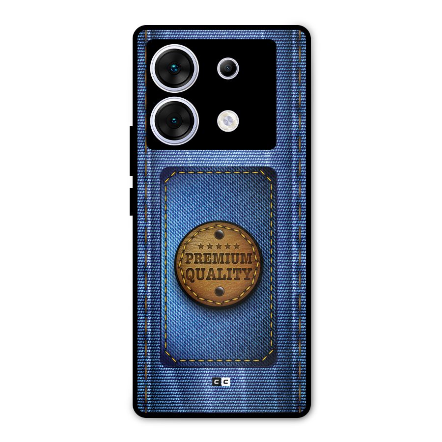 Premium Quality Denim Metal Back Case for Infinix Zero 30 5G