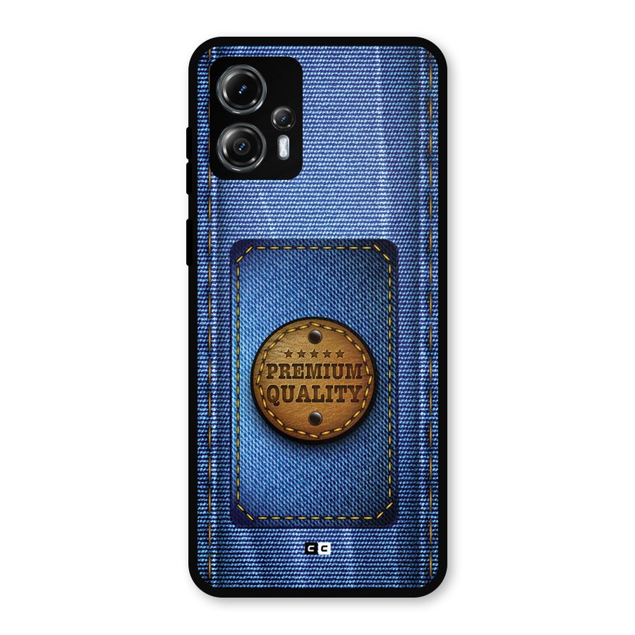 Premium Quality Denim Metal Back Case for Moto G13