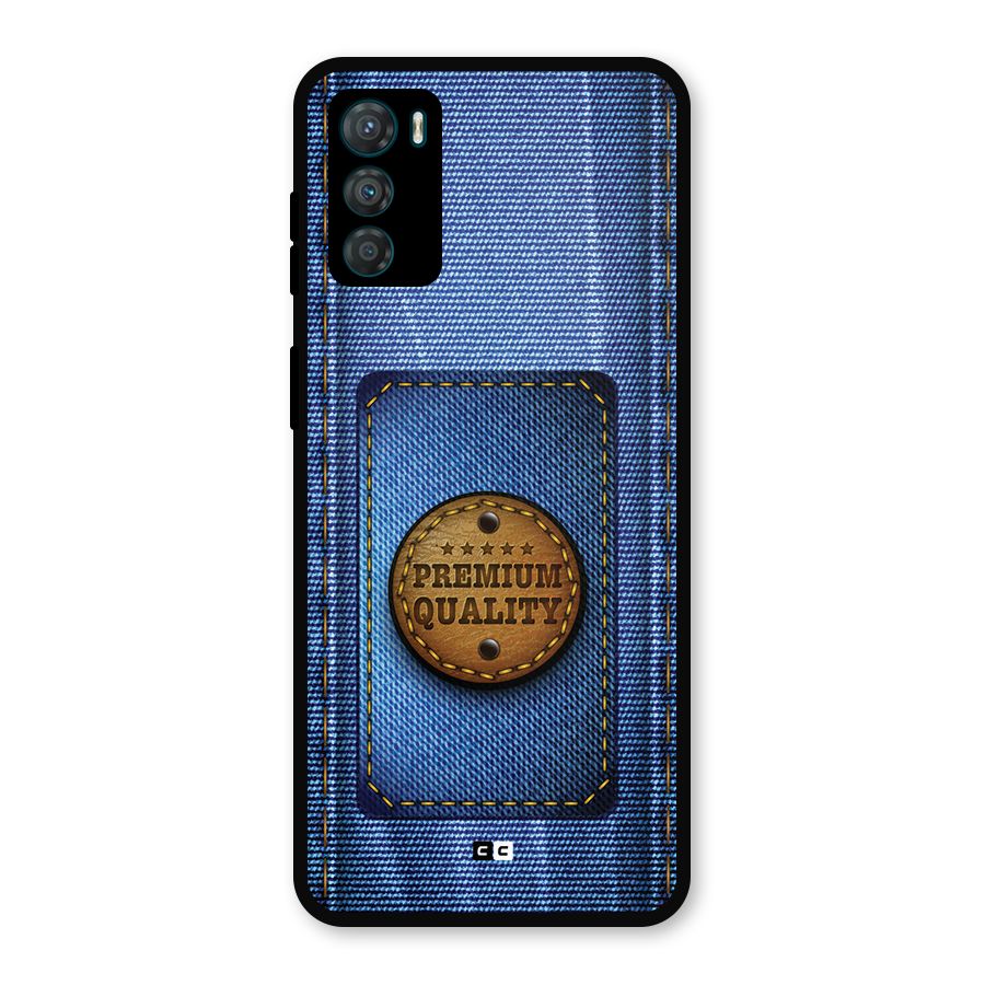 Premium Quality Denim Metal Back Case for Moto G42