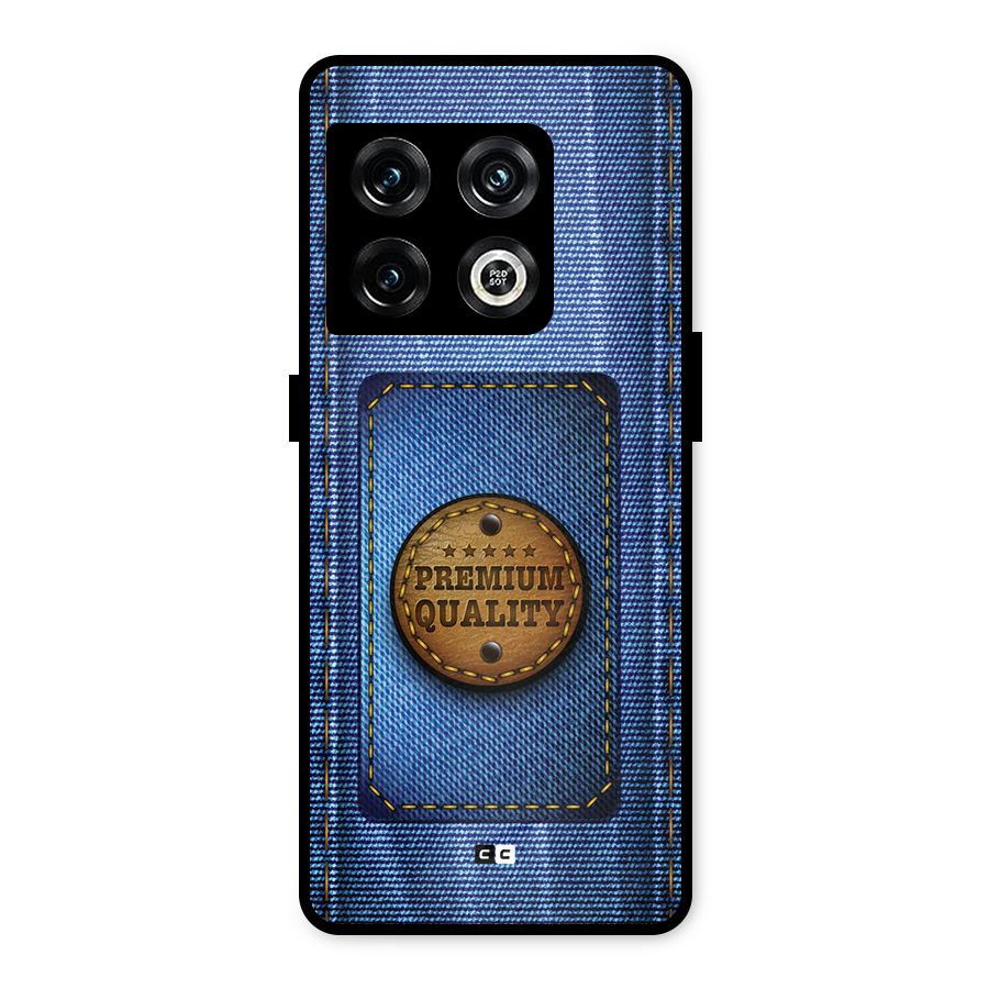 Premium Quality Denim Metal Back Case for OnePlus 10 Pro 5G