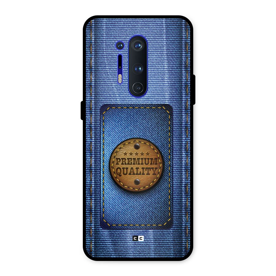 Premium Quality Denim Metal Back Case for OnePlus 8 Pro