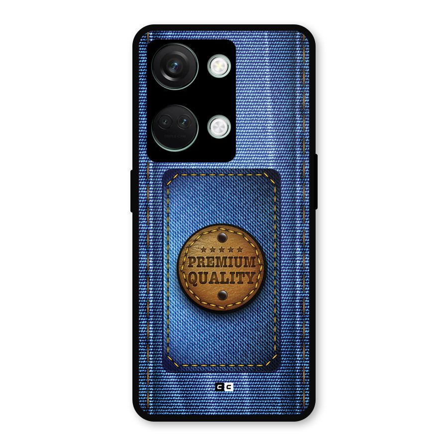 Premium Quality Denim Metal Back Case for OnePlus Nord 3