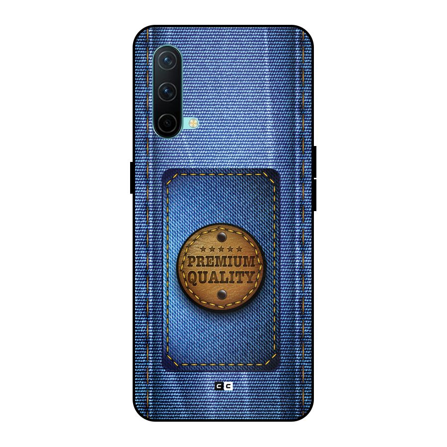 Premium Quality Denim Metal Back Case for OnePlus Nord CE 5G