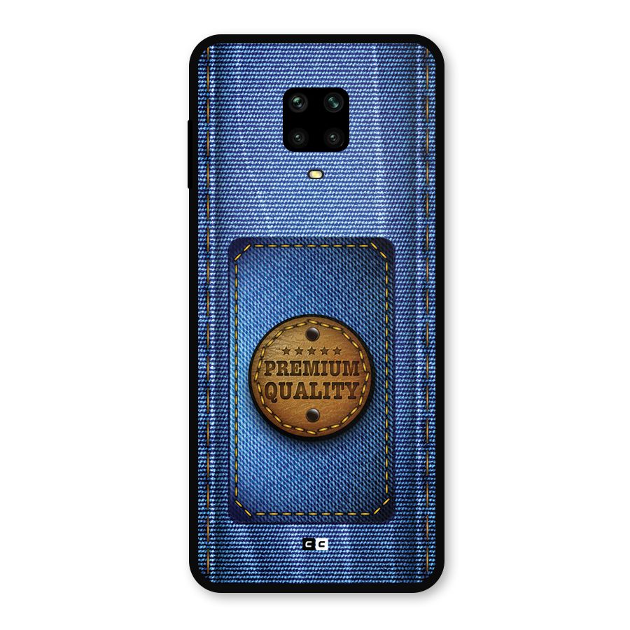 Premium Quality Denim Metal Back Case for Poco M2