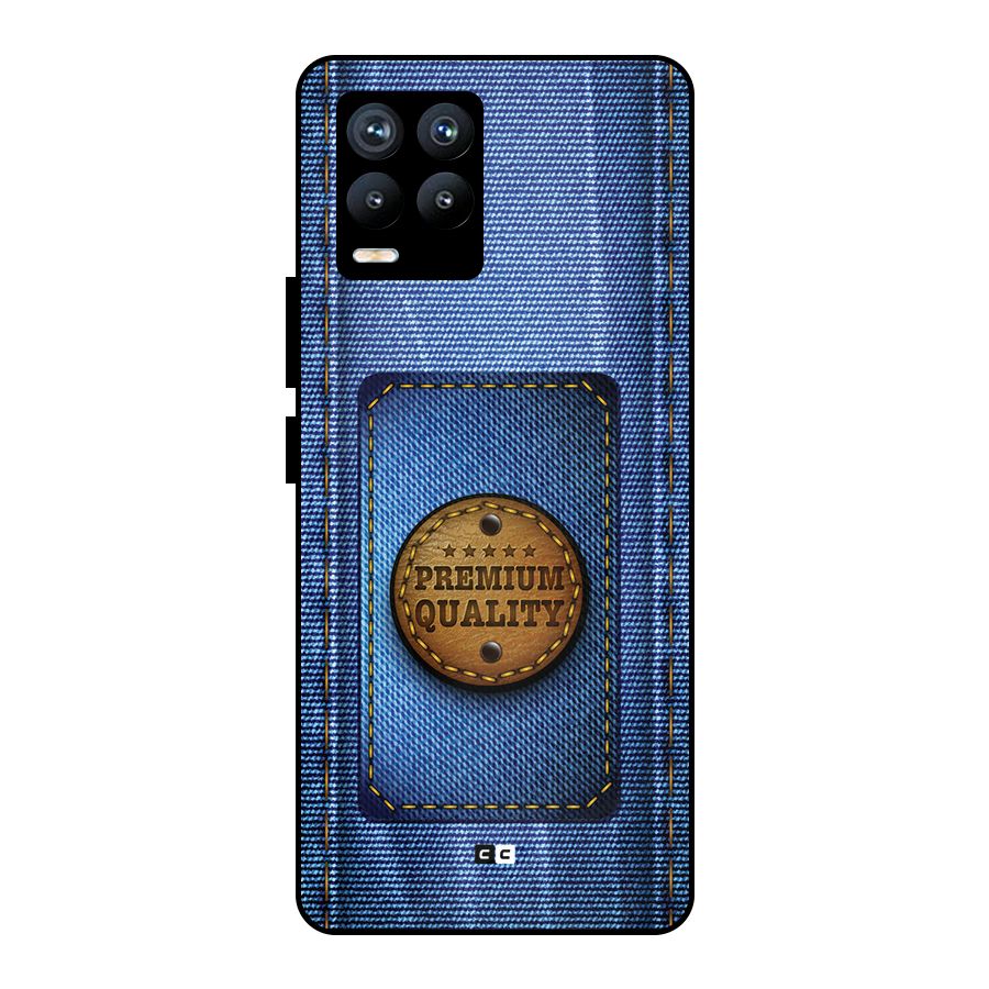 Premium Quality Denim Metal Back Case for Realme 8