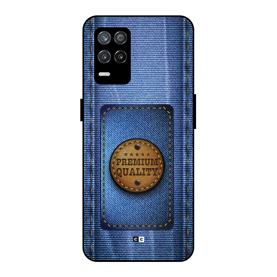 Premium Quality Denim Metal Back Case for Realme 8s 5G