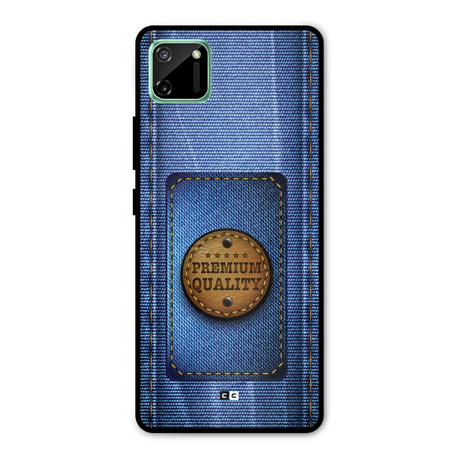 Premium Quality Denim Metal Back Case for Realme C11