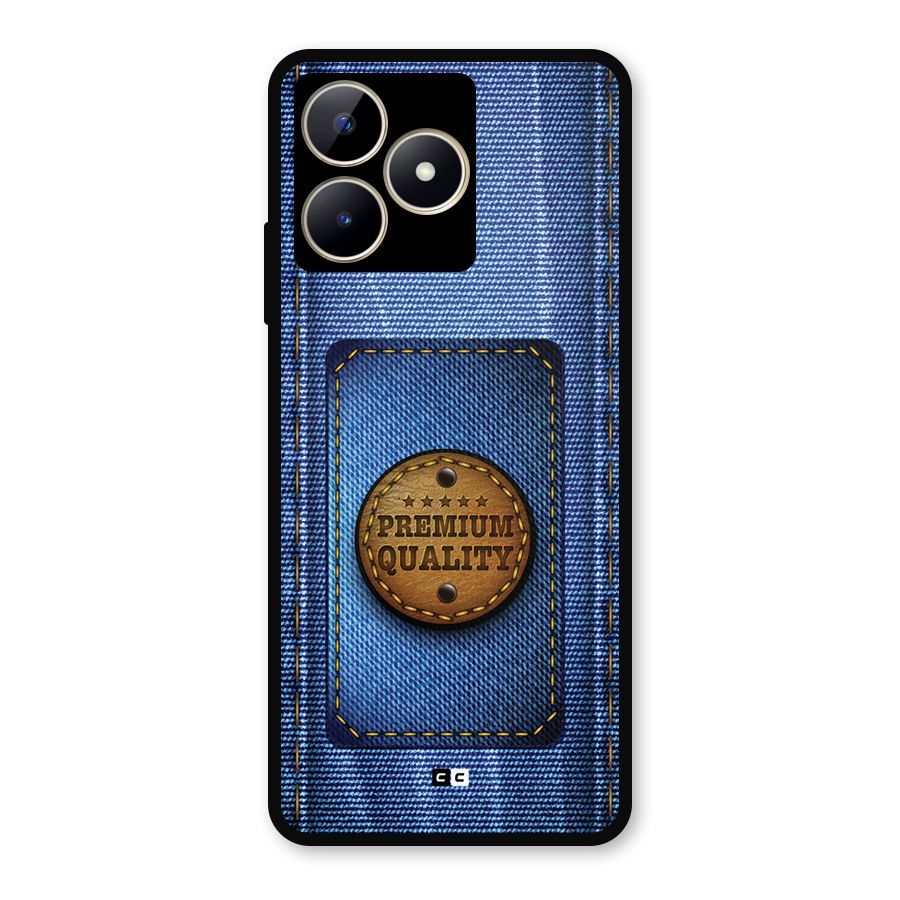Premium Quality Denim Metal Back Case for Realme C53