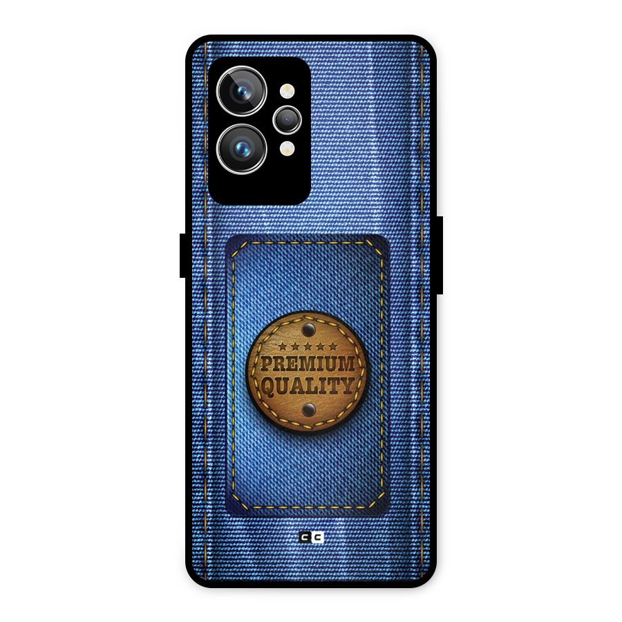 Premium Quality Denim Metal Back Case for Realme GT2 Pro