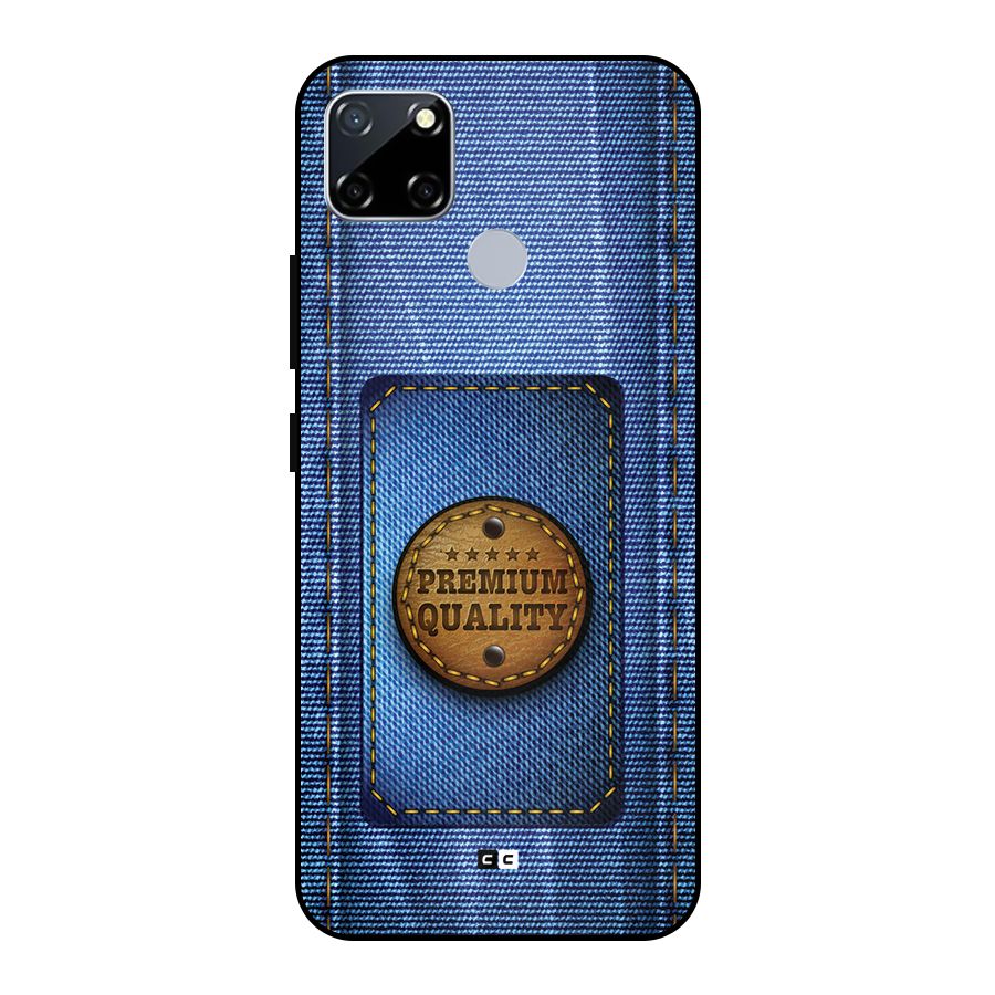 Premium Quality Denim Metal Back Case for Realme Narzo 20