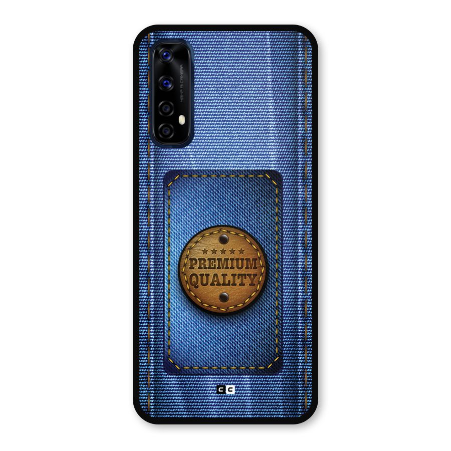 Premium Quality Denim Metal Back Case for Realme Narzo 20 Pro