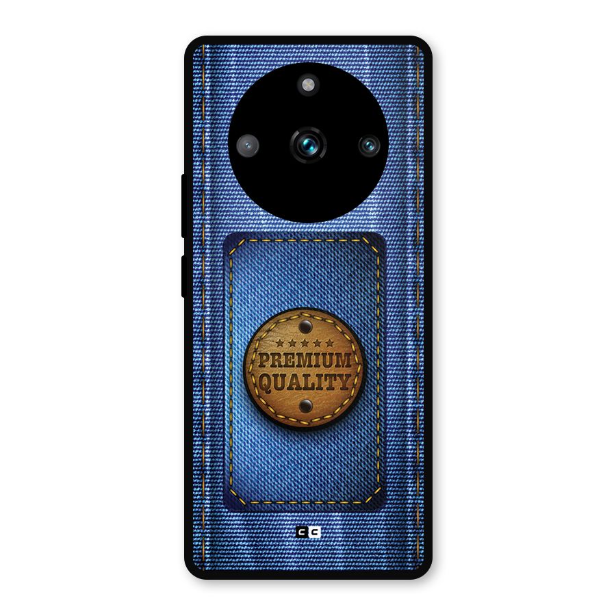 Premium Quality Denim Metal Back Case for Realme Narzo 60 Pro