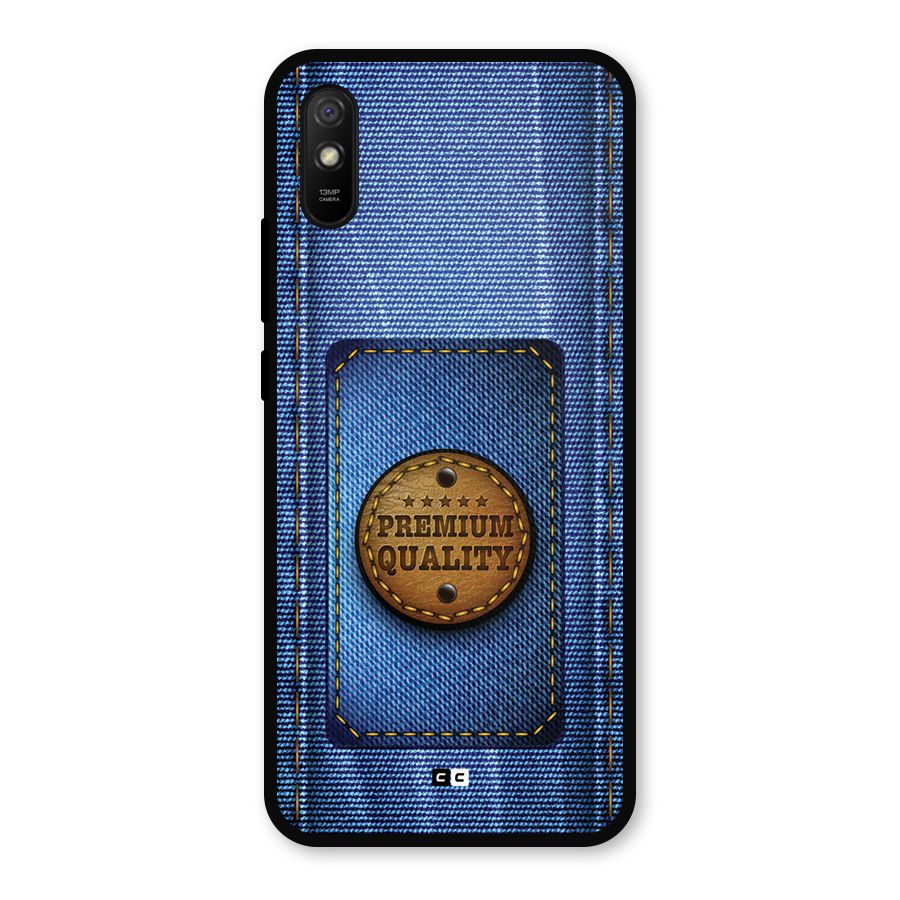 Premium Quality Denim Metal Back Case for Redmi 9i